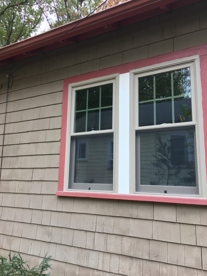 Framingham, MA - Renewal by Andersen Boston changing out a window that had some damage Framingham, MA - Renewal by Andersen Boston changing out a window that had some damage