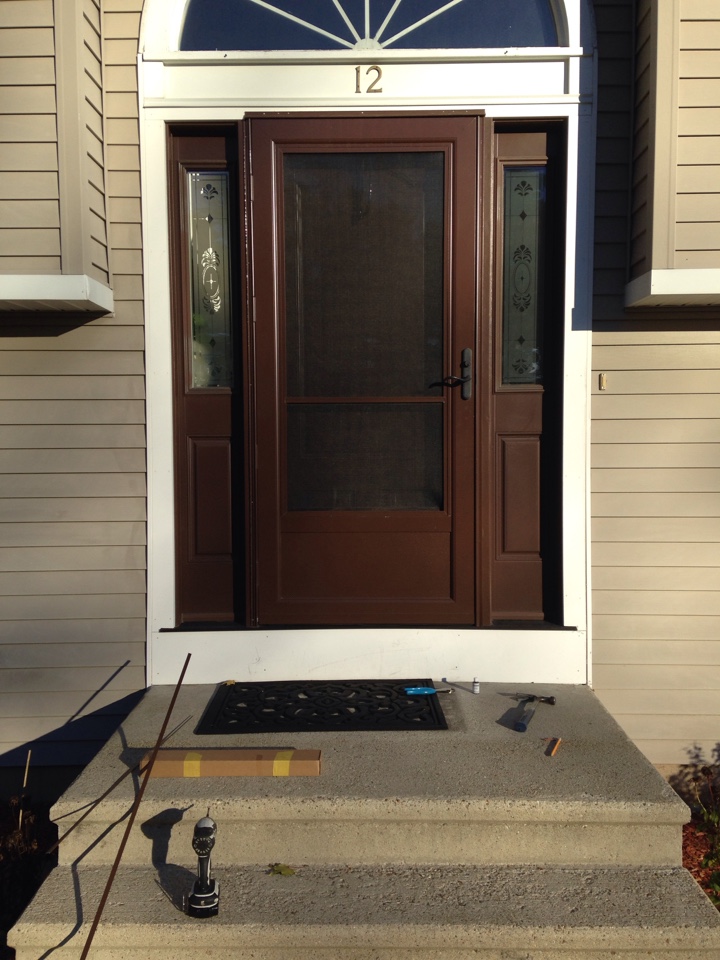 Shrewsbury, MA - Renewal by Andersen Boston replacing miscellaneous screen door parts Shrewsbury, MA - Renewal by Andersen Boston replacing miscellaneous screen door parts