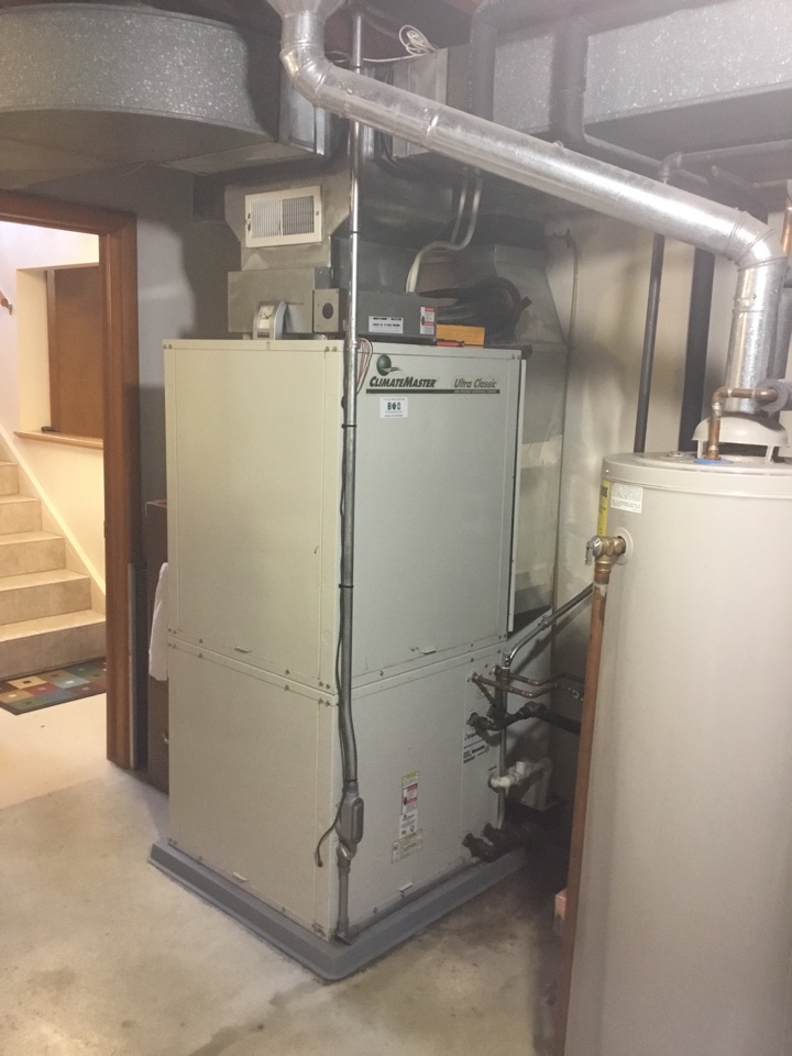 ClimateMaster geothermal heat pump maintenance 