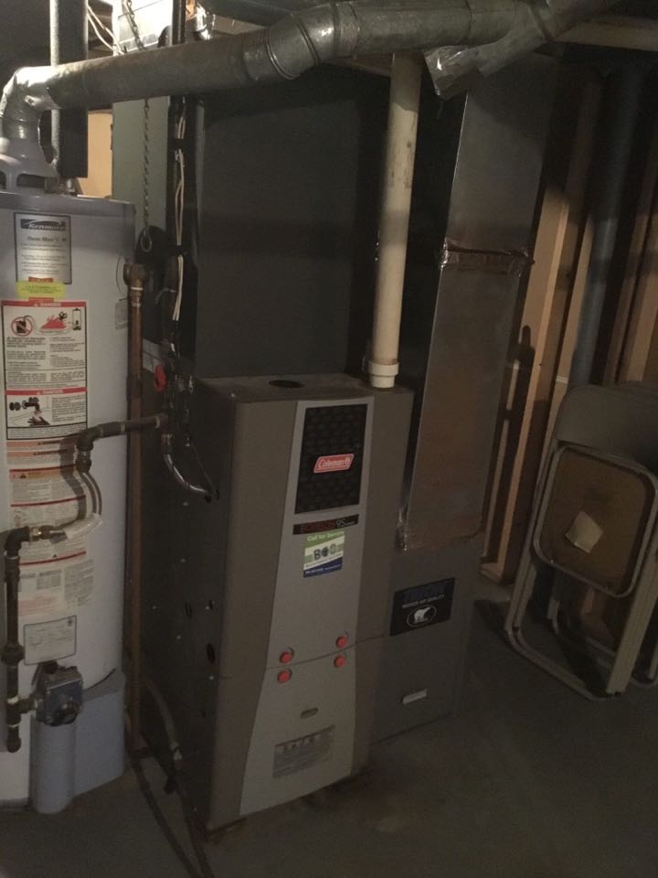 Comfort club Coleman furnace maintenance no repairs 