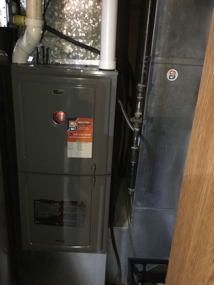 Rheem furnace maintenance no repair 