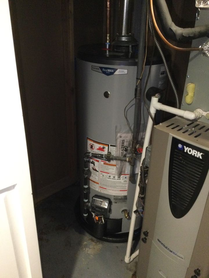 GE water heater installation