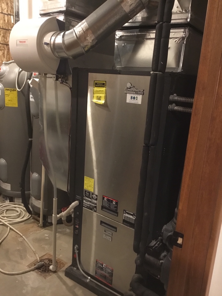 Climate master geothermal heat pump maintenance 