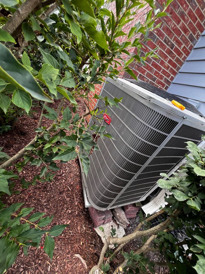 Long Grove, IL - Performing annual ac maintenance check on Bryant unit. Taking amp draw. replacing 4 inch air filter. Long Grove, IL - Performing annual ac maintenance check on Bryant unit. Taking amp draw. replacing 4 inch air filter.