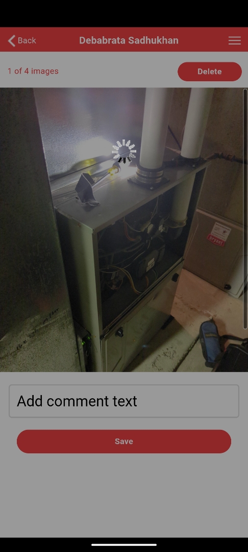 performing maintenance on a high efficiency Bryant system and checking heat exchanger for safety of homeowners 