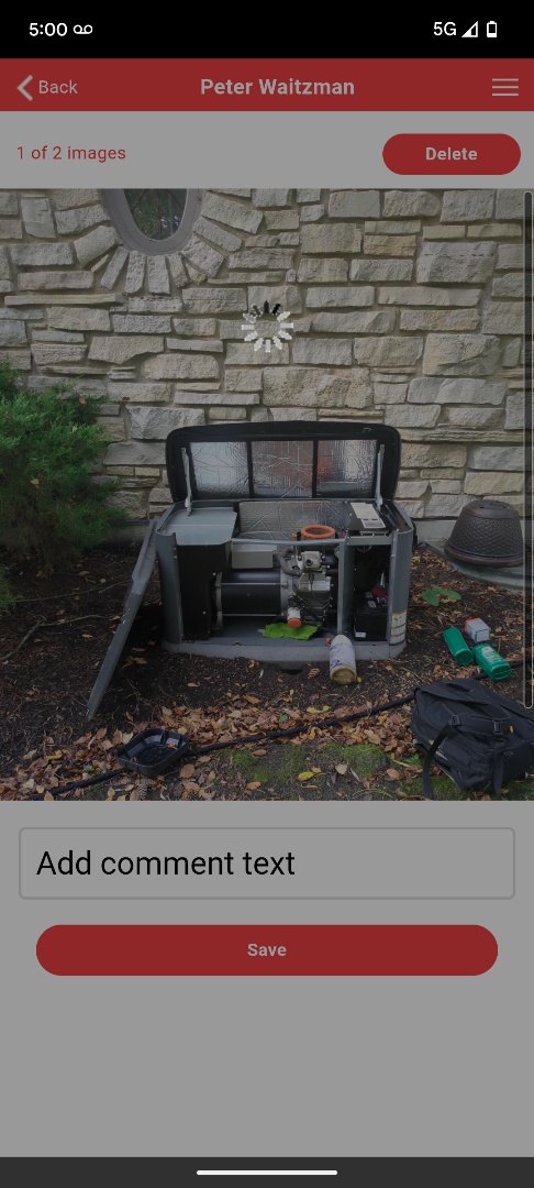 Palatine, IL - performing maintenance on a generac generator, oil change and system check Palatine, IL - performing maintenance on a generac generator, oil change and system check