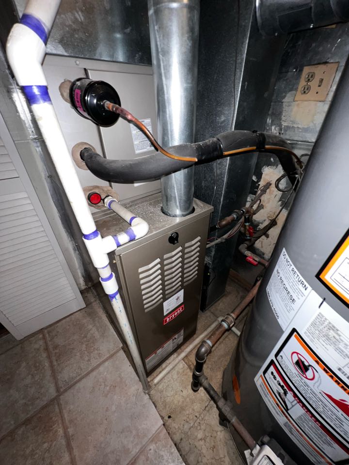 Elk Grove Village, IL - Performing annual furnace clean & check. Taking amp draw. Taking heat rise. Elk Grove Village, IL - Performing annual furnace clean & check. Taking amp draw. Taking heat rise.