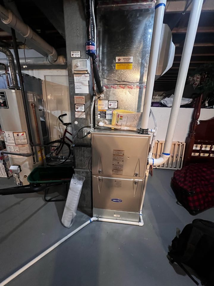 Schaumburg, IL - Performing annual furnace clean & check. Taking amp draw. Replacing dynamo air cleaner. Replacing humidifier pad. Schaumburg, IL - Performing annual furnace clean & check. Taking amp draw. Replacing dynamo air cleaner. Replacing humidifier pad.