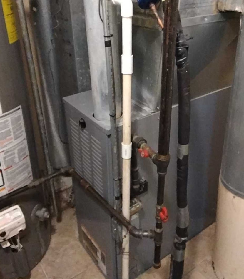 Bloomingdale, IL - Tuning up the furnace and Testing its efficiency. Cleaning the equipment to help ensure a breakdown free heating season. Changing the humidifier pad and sanitizing the area. Then testing it for leaks Bloomingdale, IL - Tuning up the furnace and Testing its efficiency. Cleaning the equipment to help ensure a breakdown free heating season. Changing the humidifier pad and sanitizing the area. Then testing it for leaks