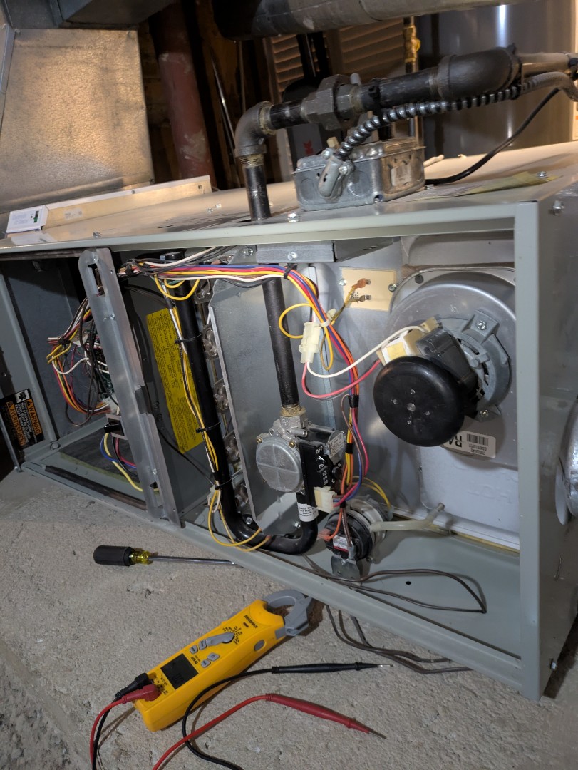 replacing bad gas valve on an American standard system 