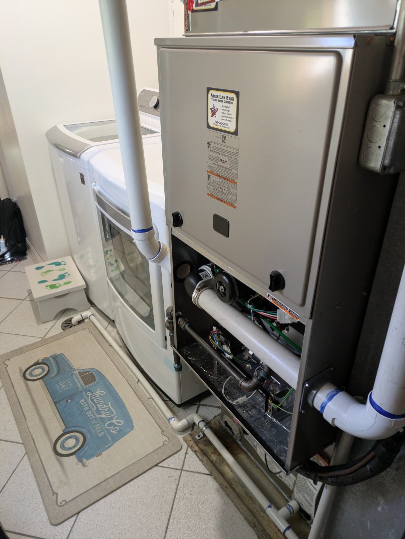 commissioning a new high efficiency weather Maker and doing a dryer vent cleaning  commissioning a new high efficiency weather Maker and doing a dryer vent cleaning