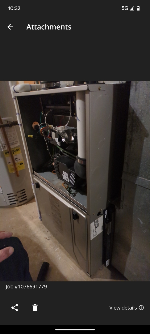 performing maintenance on a high efficiency Bryant system and oxypure pco indoor air cleaner 