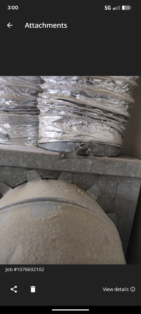 adjusted dampers in customer HVAC system 