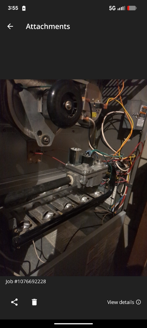 performing maintenance on a older carrier furnace and April air humidifier 