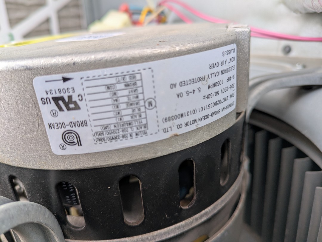 repairing and replacing bad ecm motor in Goodman unit