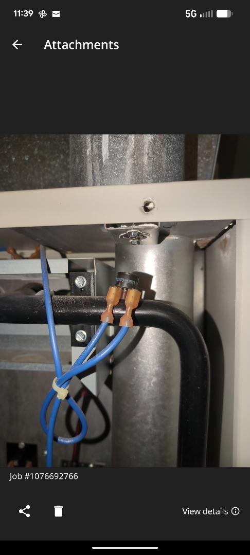 servicing an old nordyne furnace making recommendations 