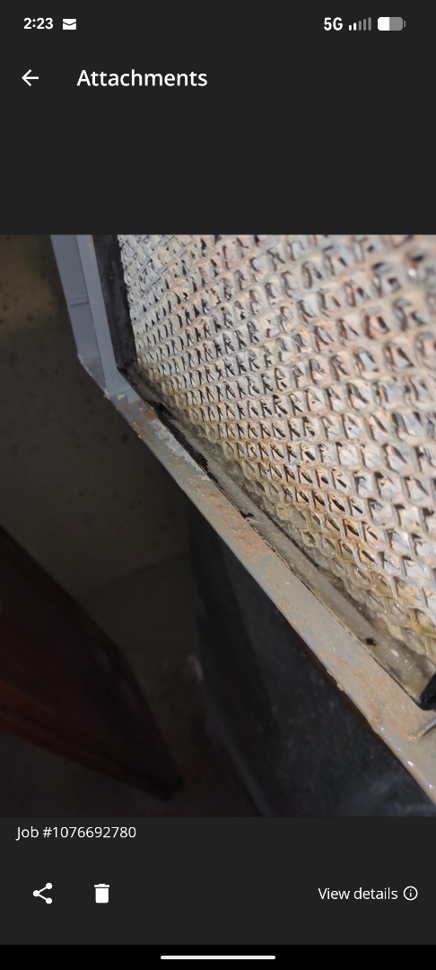 preformed a drain flush for April air humidifier and test