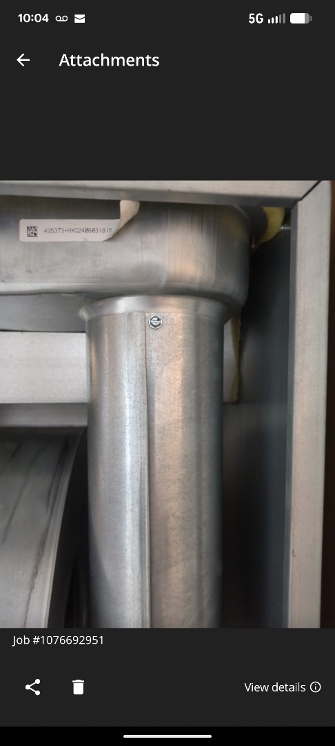 stopping a buzzing noise on a new Maytag park home unit