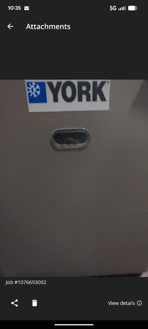 performing maintenance on an York down flow furnace and recommending super duct cleaning 