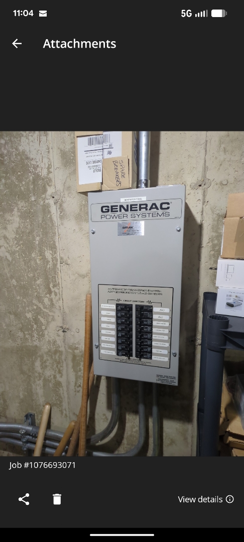performing maintenance on a high efficiency Bryant system and generac generator 