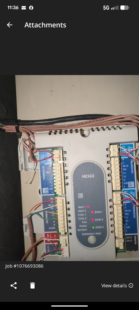replacing bad honey well zone damper motor and fixing zone system 