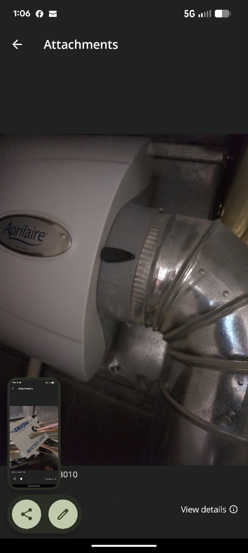 performing maintenance on a aprilair and trion humidifiers 