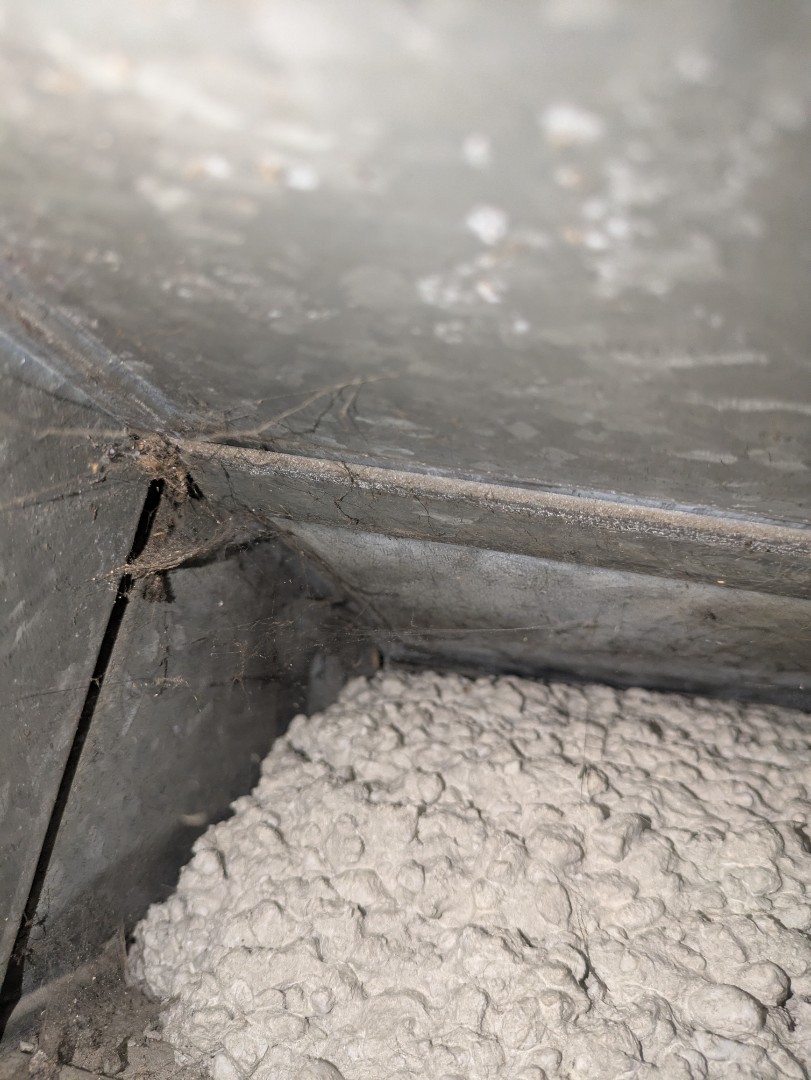 looking and giving estimate on gas line and ductwork repair 