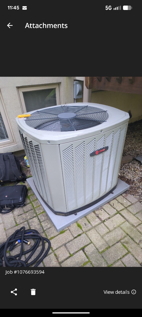 performing maintenance on a 13:yr old trane system 