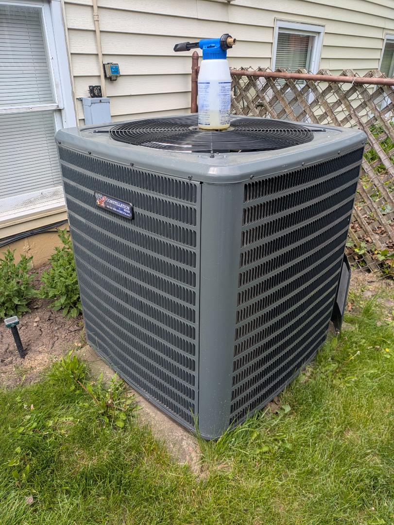 performing maintenance on a high efficiency Goodman system 