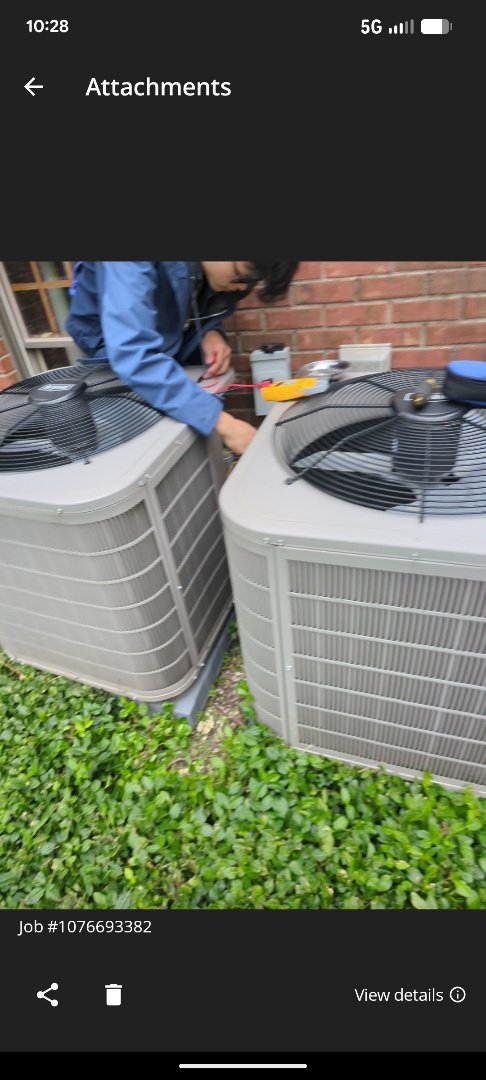 performing a double tune up on two high efficiency Bryant system's 