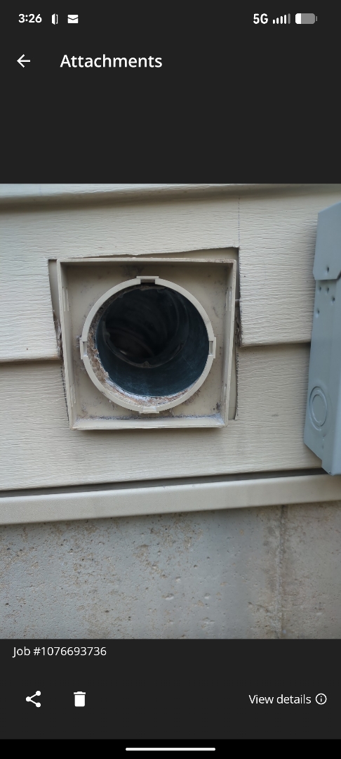 performing maintenance on a weathermaker air conditioner and dryer vent cleaning 