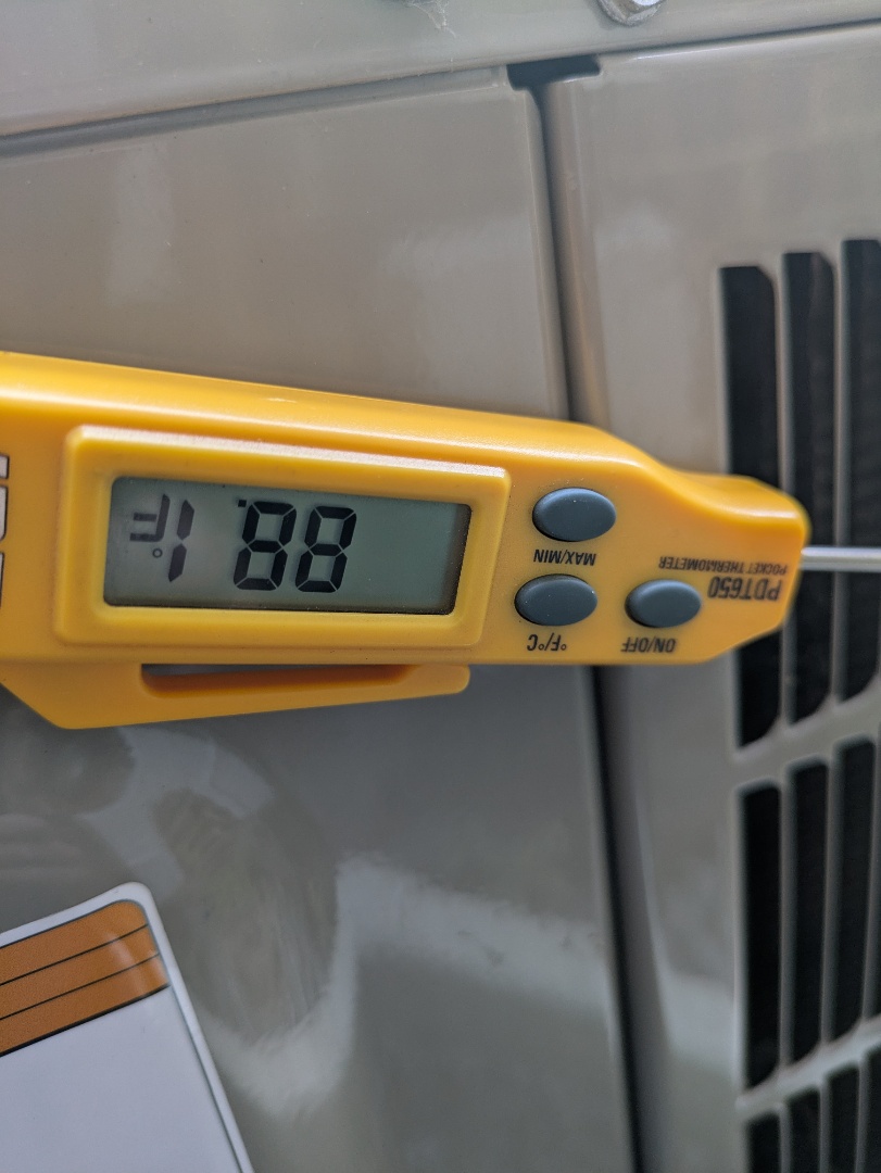 testing performance on a new high efficiency heat pump Bryant system 