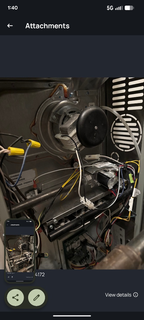 performing a super duct cleaning, dryer vent and furnace cleaning 