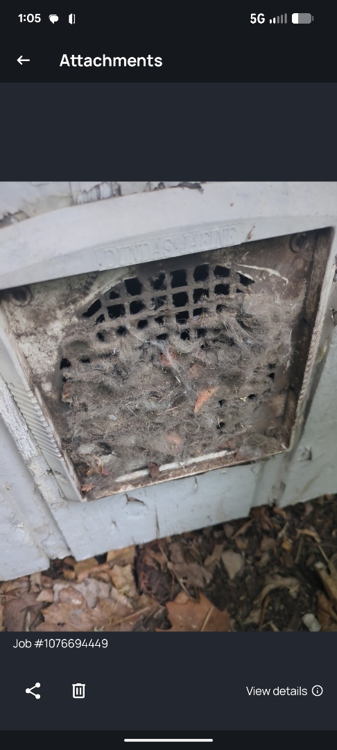 performing maintenance on a high efficiency Bryant system and doing a dryer vent cleaning 