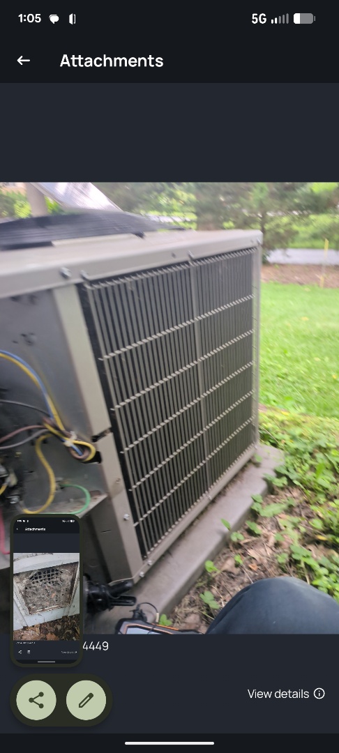 performing maintenance on a high efficiency Bryant system and doing a dryer vent cleaning 
