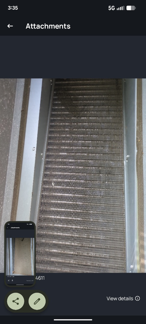 tuning up air conditioners and cleaning coils 