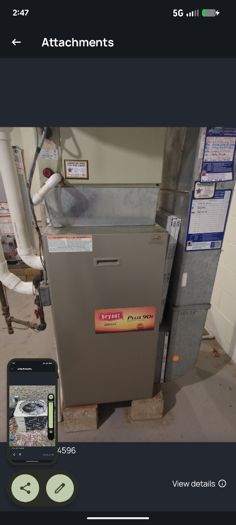 performing maintenance on a older high efficiency Bryant system making recommendations 