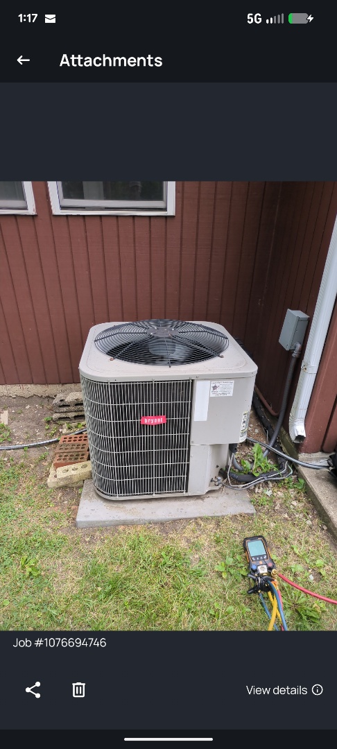 performing maintenance on a Bryant system and changing pco sanitizer bulb 