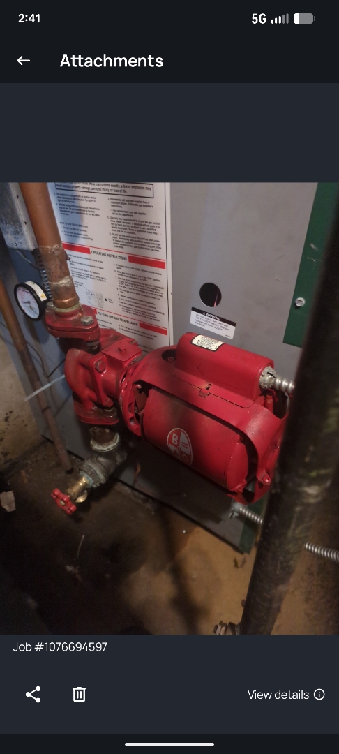performing repair for a flooded out boiler system and making recommendations 