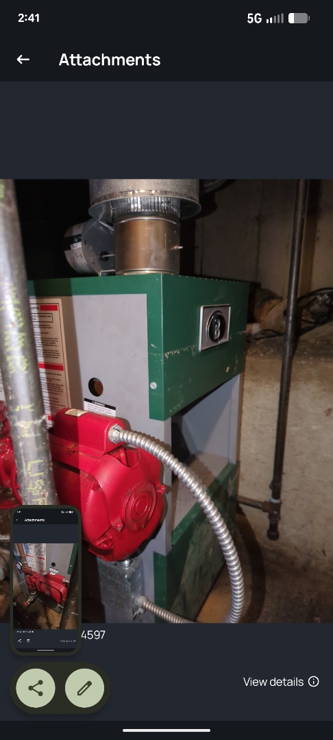 performing repair for a flooded out boiler system and making recommendations 