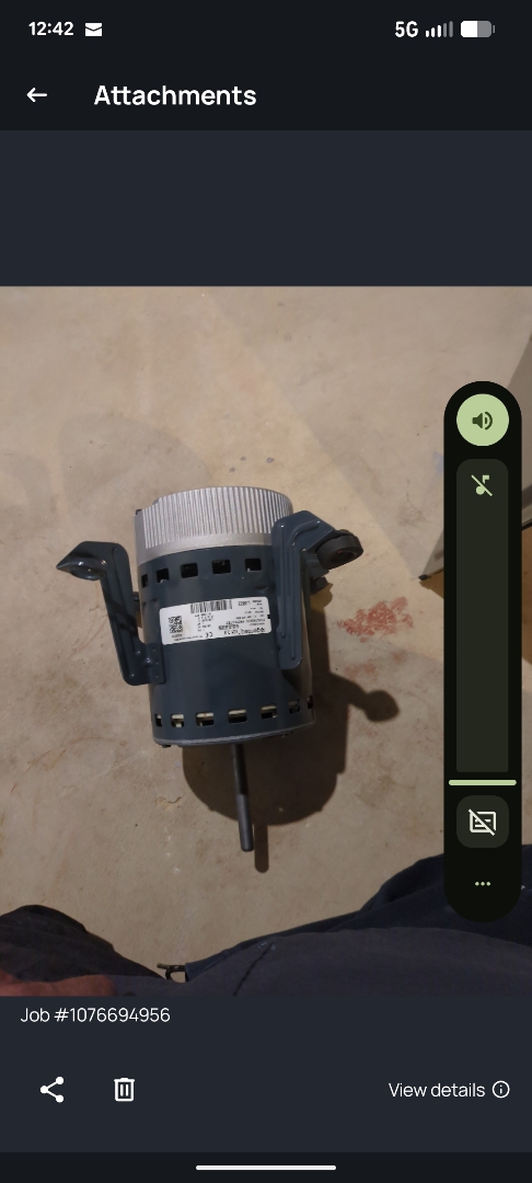replacing blower motor in high efficiency Bryant furnace and installing surge suppressor 