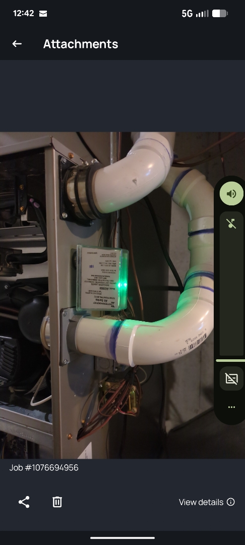replacing blower motor in high efficiency Bryant furnace and installing surge suppressor 