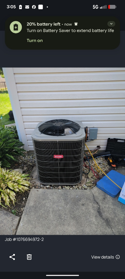 installing a brand new Bryant system 