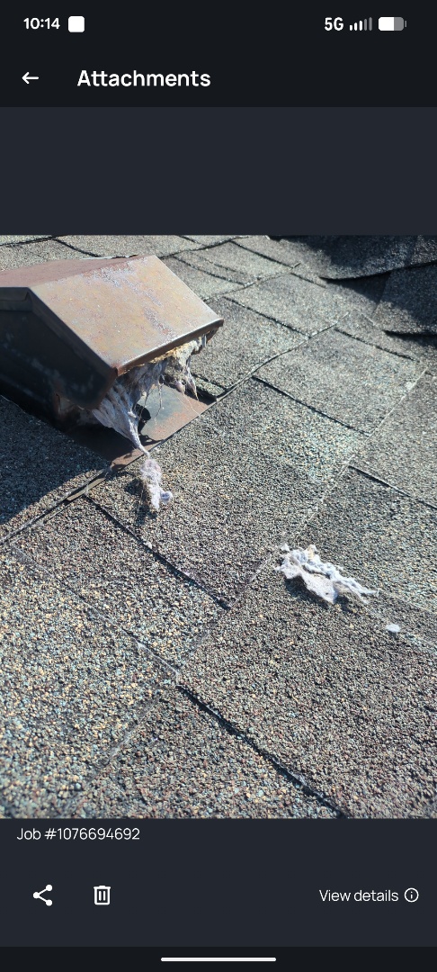 performing furnace maintenance and a dryer vent cleaning 