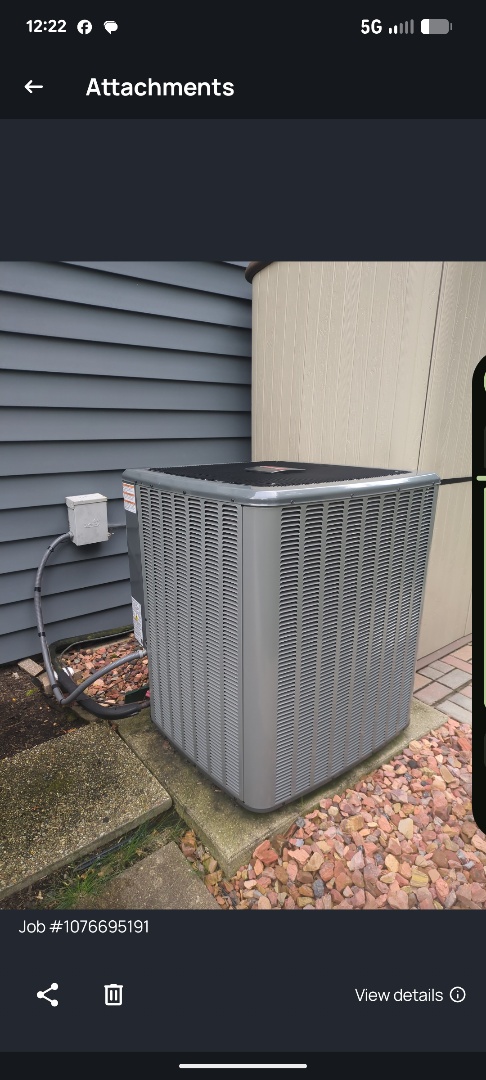 commissioning a newer 2 stage Amana central air conditioner 