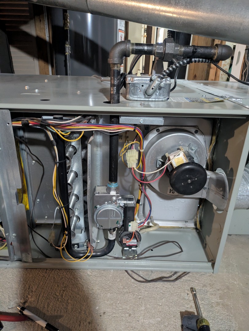 performing maintenance on a American standard system and pco sanitizer 