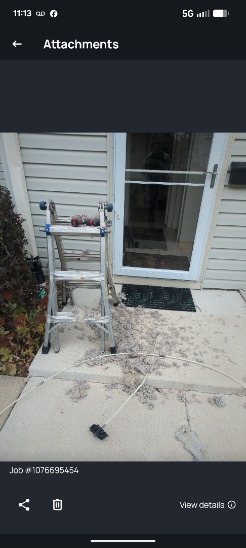 performing maintenance on a Lennox system also doing dryer vent cleaning 