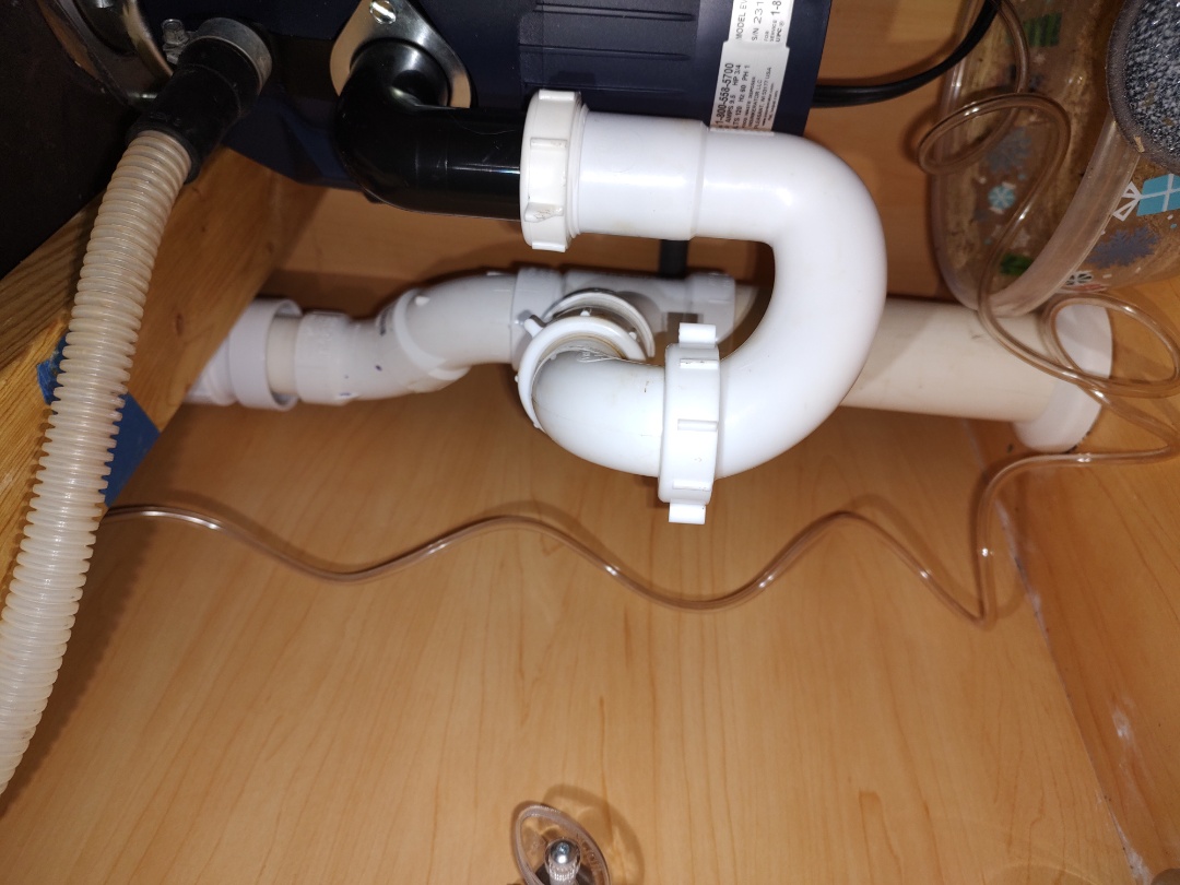Kitchen sink drain cleaning 