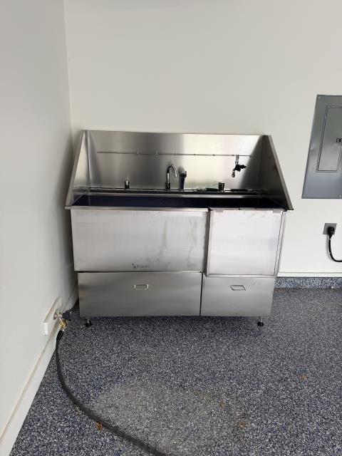 Misc. Plumbing. Installed dog wash and mixing valve per quote.
