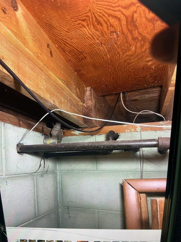 Responded to service call for cloudy water from a new tank water heater (2024 model). Conducted thorough inspection of the water heater and plumbing infrastructure in the basement/crawlspace area. Determined sediment buildup was causing water discoloration and performed system flush to clear mineral deposits, restoring normal water clarity. Unit is under parts warranty.